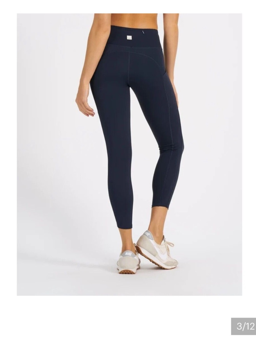 Vuori Stride Blue High-Rise Leggings Size M - Picture 3 of 13